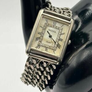 Vintage Silver Meera Chain Watch